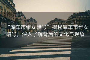 “庫車市維女暗號(hào)”揭秘庫車市維女暗號(hào)，深入了解背后的文化與現(xiàn)象