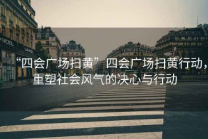 “四會(huì)廣場(chǎng)掃黃”四會(huì)廣場(chǎng)掃黃行動(dòng)，重塑社會(huì)風(fēng)氣的決心與行動(dòng)