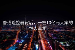 普通遙控器背后，一樁10億元大案的驚人真相