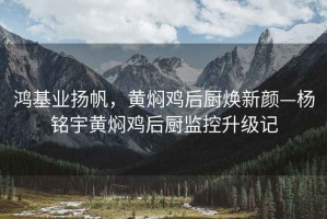 鴻基業(yè)揚(yáng)帆，黃燜雞后廚煥新顏—楊銘宇黃燜雞后廚監(jiān)控升級(jí)記