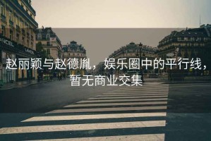 趙麗穎與趙德胤，娛樂圈中的平行線，暫無商業(yè)交集