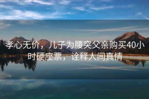 孝心無(wú)價(jià)，兒子為腰突父親購(gòu)買(mǎi)40小時(shí)硬座票，詮釋人間真情