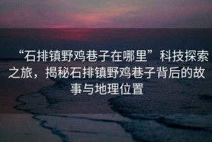 “石排鎮(zhèn)野雞巷子在哪里”科技探索之旅，揭秘石排鎮(zhèn)野雞巷子背后的故事與地理位置
