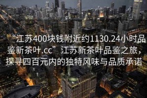 “江蘇400塊錢附近約1130.24小時(shí)品鑒新茶葉.cc”江蘇新茶葉品鑒之旅，探尋四百元內(nèi)的獨(dú)特風(fēng)味與品質(zhì)承諾
