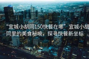 “宜城小胡同150快餐在哪”宜城小胡同里的美食秘境，探尋快餐新坐標(biāo)
