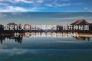 國安機(jī)關(guān)揪出的菲間諜，揭開神秘面紗，探究其真實身份與動機(jī)