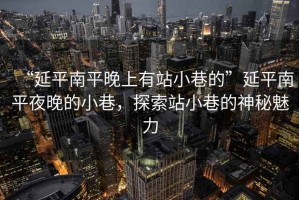 “延平南平晚上有站小巷的”延平南平夜晚的小巷，探索站小巷的神秘魅力