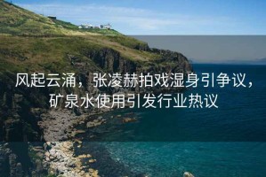 風(fēng)起云涌，張凌赫拍戲濕身引爭議，礦泉水使用引發(fā)行業(yè)熱議