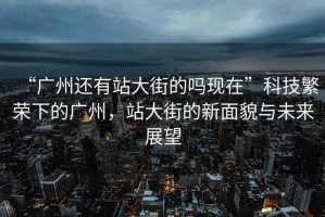 “廣州還有站大街的嗎現(xiàn)在”科技繁榮下的廣州，站大街的新面貌與未來展望