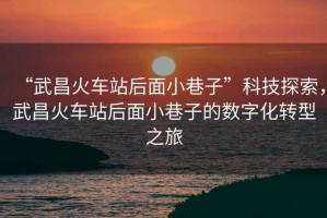 “武昌火車站后面小巷子”科技探索，武昌火車站后面小巷子的數(shù)字化轉(zhuǎn)型之旅