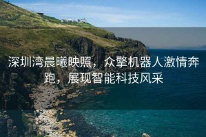 深圳灣晨曦映照，眾擎機(jī)器人激情奔跑，展現(xiàn)智能科技風(fēng)采