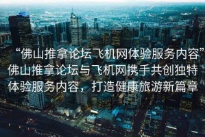 “佛山推拿論壇飛機(jī)網(wǎng)體驗(yàn)服務(wù)內(nèi)容”佛山推拿論壇與飛機(jī)網(wǎng)攜手共創(chuàng)獨(dú)特體驗(yàn)服務(wù)內(nèi)容，打造健康旅游新篇章