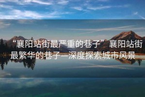 “襄陽站街最嚴重的巷子”襄陽站街最繁華的巷子—深度探索城市風景