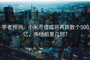 學者預測，小米市值或?qū)⒃俚鴶?shù)個500億，市場前景幾何？