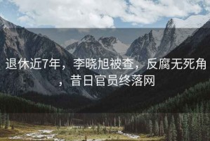 退休近7年，李曉旭被查，反腐無(wú)死角，昔日官員終落網(wǎng)