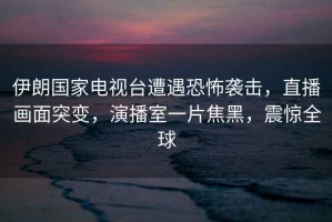 伊朗國(guó)家電視臺(tái)遭遇恐怖襲擊，直播畫面突變，演播室一片焦黑，震驚全球