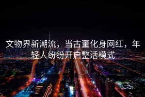 文物界新潮流，當(dāng)古董化身網(wǎng)紅，年輕人紛紛開啟整活模式
