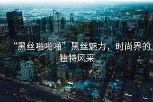 “黑絲啪啪啪”黑絲魅力，時(shí)尚界的獨(dú)特風(fēng)采