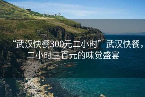 “武漢快餐300元二小時(shí)”武漢快餐，二小時(shí)三百元的味覺(jué)盛宴