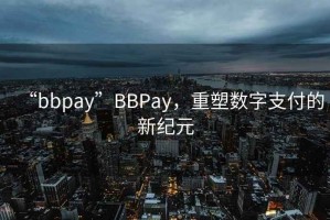“bbpay”BBPay，重塑數(shù)字支付的新紀(jì)元