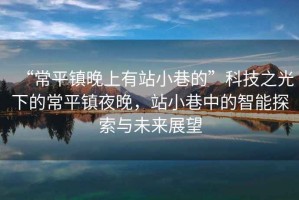 “常平鎮(zhèn)晚上有站小巷的”科技之光下的常平鎮(zhèn)夜晚，站小巷中的智能探索與未來展望