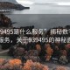 “939495是什么服務(wù)”揭秘?cái)?shù)字背后的服務(wù)，關(guān)于939495的神秘面紗