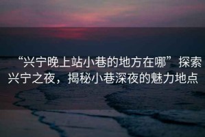 “興寧晚上站小巷的地方在哪”探索興寧之夜，揭秘小巷深夜的魅力地點