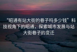 “昭通有站大街的巷子嗎多少錢(qián)”科技視角下的昭通，探索城市發(fā)展與站大街巷子的變遷