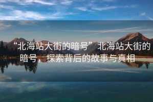 “北海站大街的暗號(hào)”北海站大街的暗號(hào)，探索背后的故事與真相