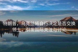 特朗普，烏克蘭將自行決定是否交換領(lǐng)土，引發(fā)國際關(guān)注與討論