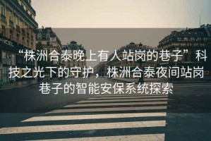 “株洲合泰晚上有人站崗的巷子”科技之光下的守護(hù)，株洲合泰夜間站崗巷子的智能安保系統(tǒng)探索