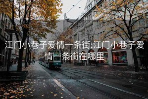 江門小巷子愛情一條街:江門小巷子愛情一條街在哪里