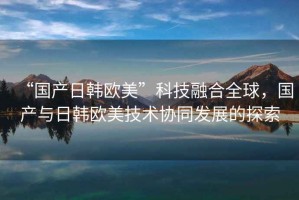 “國產(chǎn)日韓歐美”科技融合全球，國產(chǎn)與日韓歐美技術(shù)協(xié)同發(fā)展的探索