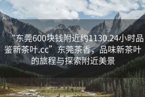 “東莞600塊錢附近約1130.24小時品鑒新茶葉.cc”東莞茶香，品味新茶葉的旅程與探索附近美景