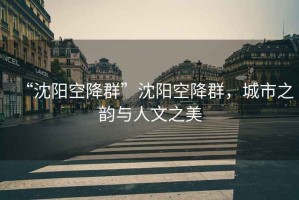 “沈陽空降群”沈陽空降群，城市之韻與人文之美