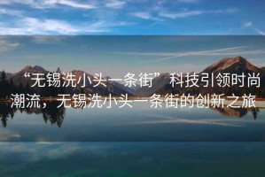 “無錫洗小頭一條街”科技引領(lǐng)時尚潮流，無錫洗小頭一條街的創(chuàng)新之旅