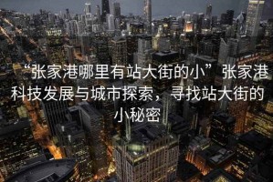 “張家港哪里有站大街的小”張家港科技發(fā)展與城市探索，尋找站大街的小秘密