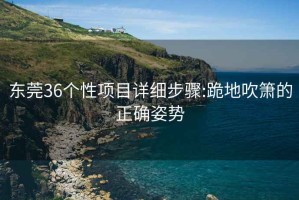 東莞36個性項目詳細步驟:跪地吹簫的正確姿勢