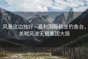 風(fēng)景這邊獨(dú)好—嘉利國(guó)際穩(wěn)坐釣魚(yú)臺(tái)，關(guān)稅風(fēng)波無(wú)損集團(tuán)大局