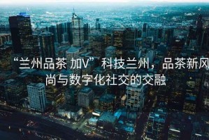 “蘭州品茶 加V”科技蘭州，品茶新風尚與數(shù)字化社交的交融
