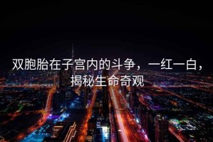 雙胞胎在子宮內(nèi)的斗爭(zhēng)，一紅一白，揭秘生命奇觀