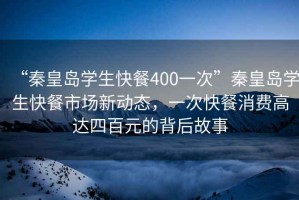 “秦皇島學(xué)生快餐400一次”秦皇島學(xué)生快餐市場(chǎng)新動(dòng)態(tài)，一次快餐消費(fèi)高達(dá)四百元的背后故事