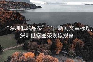 “深圳低端品茶”當(dāng)日新聞文章標(biāo)題，深圳低端品茶現(xiàn)象觀察