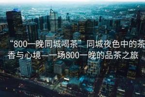 “800一晚同城喝茶”同城夜色中的茶香與心境—一場800一晚的品茶之旅