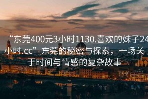 “東莞400元3小時(shí)1130.喜歡的妹子24小時(shí).cc”東莞的秘密與探索，一場關(guān)于時(shí)間與情感的復(fù)雜故事