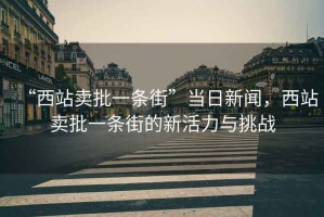 “西站賣批一條街”當日新聞，西站賣批一條街的新活力與挑戰(zhàn)