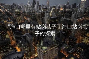 “海口哪里有站崗巷子”?？谡緧徬镒拥奶剿? title=