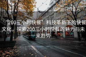 “200三小時(shí)快餐”科技革新下的快餐文化，探索200三小時(shí)快餐的魅力與未來趨勢