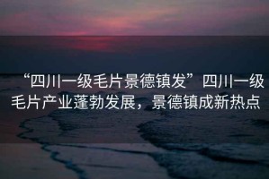 “四川一級(jí)毛片景德鎮(zhèn)發(fā)”四川一級(jí)毛片產(chǎn)業(yè)蓬勃發(fā)展，景德鎮(zhèn)成新熱點(diǎn)