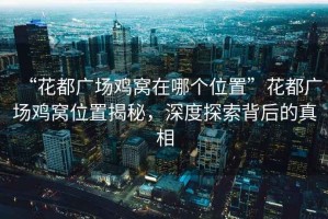 “花都廣場(chǎng)雞窩在哪個(gè)位置”花都廣場(chǎng)雞窩位置揭秘，深度探索背后的真相
